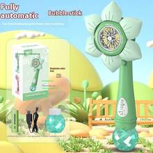 2025-1pc Sunflower Bubble Machine, Children's Fully Automatic Handheld Charging Bubble Gun, Toy Bubble Stick , School Gifts, Gifts - Multicolor - View 11