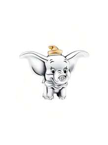 Disney Disney 100th Anniversary Enchanted Carriage Lab-Grown Rhinestone Charm Fits Bracelet Women 925 Silver Jewelry