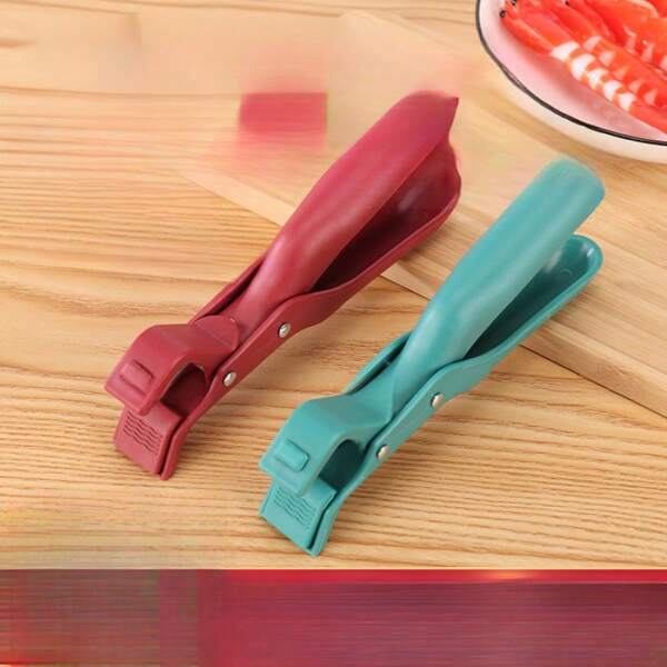 Anti-Scalding Bowl Clip Kitchen Bowl Plate Plate Bowl Clip Anti-Slip Silicone Clip Household Steamer Anti-Scalding Clip Art