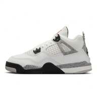Little Kid's Jordan 4 Retro OG Summit White/Fire Red (IB4388 100)