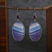 1 par de pendientes de estilo vintage bohemio con diseño único, joya de mujer adecuada para uso diario y fiestas