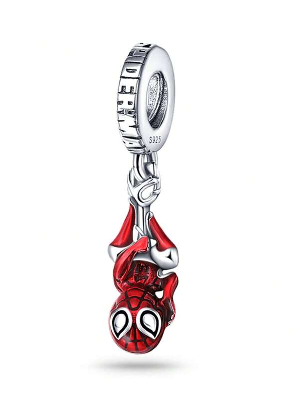 Disney Dije de carroza encantada con diamante cultivado en laboratorio para el 100th aniversario de Disney, apto para brazaletes de mujer, joyería de plata 925