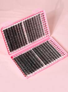 30D/40D/50D Dense & Curly Eyelash Extension Kit, 32 Trays/640Pcs, 9-16mm Mixed Length, Waterproof Mink Lashes For DIY Application, Suitable For Daily Makeup Or Outdoor Events