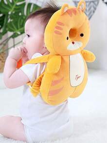 Anti-Fall Baby Head Protection Pad (Backpack Style) - "Little Bee" Baby Head Pillow; Equipped With Adjustable Shoulder Straps, Provides Head Protection. - 黃色 - 查看 14