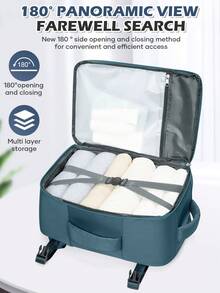 Ba lô xách tay du lịch, ba lô du lịch cỡ lớn, chất liệu nylon chống thấm nước, được chấp thuận cho các chuyến bay, ba lô leo núi ngoài trời, ba lô đựng máy tính, ba lô du lịch, cắm trại, leo núi dành cho nam và nữ, quà tặng cho mẹ, bố, con gái, bạn bè, phụ kiện du lịch, ba lô công sở unisex, ba lô đa năng cho bé trai, túi đựng máy tính, thiết kế dây đeo hành lý, thích hợp cho năm học mới, đại học, công sở, hoạt động ngoài trời, quà tặng cho sinh viên năm nhất và năm hai, quà tặng cho bạn trai và bố. - Nhiều màu - Xem 6