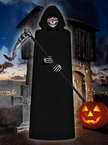 1pc Halloween Cloak Cloak Skeleton Clothes Mask Ghost House Chamber Dress Up Zombie Costume Props