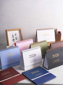 1 件 2026 年简约英文版日历、桌面记事本装饰、返校、学校用品 - 均碼 - 查看 1