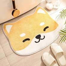 1 pièce Super mignon tapis de bain antidérapant motif chat dessin animé Huanhuan - antidérapant, absorbant, facile d'entretien, tapis de décoration pour la maison 50x60cm, parfait pour la décoration quotidienne, parfait pour Noël