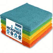 10pcs Thick Kitchen Cleaning Cloths/Rags, Multi-Color, Bamboo Fiber Material, Highly Absorbent, Non-Shedding, Non-Greasy, 11.8"X11.8", Hand Wash Only, Suitable For Kitchen, Bathroom, Home Cleaning - Multicolor 30cm*30cm - View 11