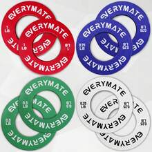 EVERYMATE Fractional Micro Weight Plates Set Of 8 Weight Plate Pair Of 0.25LB 0.5LB 0.75LB 1 LB For  Barbells For Strength Training Micro Plates Weight Plate - Colorful - View 1