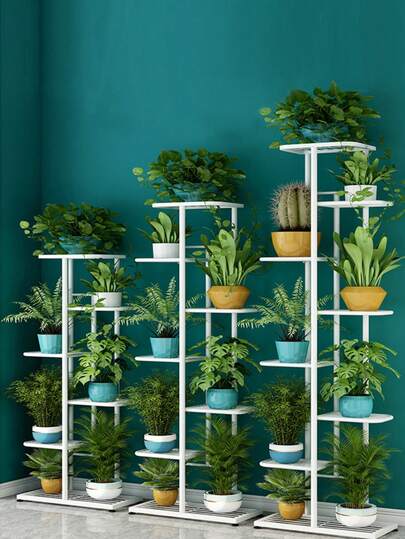 Plant Stand, 3/4/5/6/7/8 Tiers Optional, Multi-Tier Rack, Indoor/Outdoor Plant Display Stand, Suitable For Patio Garden, Living Room, Corner Balcony And Bedroom