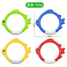 Set de 3/4/12 piezas de juguetes para bucear y jugar en la piscina - Aros de césped para jugar bajo el agua, herramientas para ejercicios de aguantar la respiración en la natación