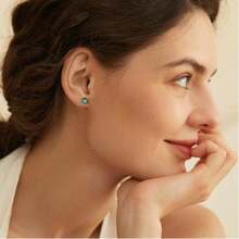24pcs Hypoallergenic Stud Earrings For Women And Men, Surgical Stainless Steel Birthstone Earrings, Stud Earrings, Colored Square Crystal Zirconia Earrings Set, Small Stud Earrings For Women, Suitable For Sensitive Ears