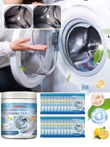 100g Washing Machine Cleaning Tablets, Washing Machine Cleaner Effervescent Tablets For Cleaning, Disinfecting, And Decontaminating Washing Machines, Random Assortment Of New & Old Versions