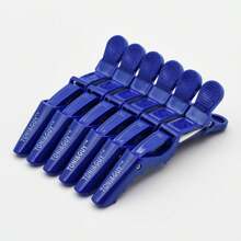 1/6 pièces Pinces à cheveux transparentes en plastique en forme de bec de canard, accessoire capillaire indolore sans dommage, outil de coiffure chignon haut, accessoire capillaire pour usage domestique et salon, retour à l'école