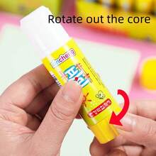 5 支 9g 高粘度固体胶棒 | 学生 DIY 工艺必备 | 适用于剪贴簿、卡片制作、办公文件 | 速干粘合剂 | 紧凑的 9g 设计，便携方便随时使用 | 强力粘合，快速固定，| 速干配方，省时，快速工艺和工作完成 | 适用于剪贴簿、DIY、卡片制作、办公文件粘合 | 高粘度，确保稳定可靠的粘合，操作简便（随机发送颜色），学校用品，返校 - 彩色 - 查看 5