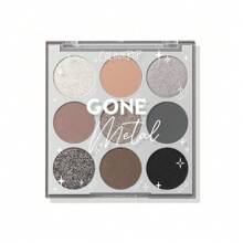 Paleta de sombras de ojos Colourpop Going Coconuts - Paleta de sombras de ojos neutrales de tonos fríos con acabados ultra aterciopelados y sedosos - Maquillaje de ojos con alta pigmentación y fórmula de larga duración (8.5 g)