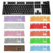 104pcs ABS Universal Mechanical Keyboard Keycaps DIY Ergonomic Blank Keycaps For Cherry MX Keyboard Replacement Backlit Key Cap - Grey - View 3
