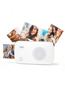 HPRT Portable Photo Printer, Wireless Photo Printer For Smartphones, 2x3 Mobile Photo Mini Color Printer, Instant Thermal Sublimation Technology, Bluetooth (White Gray) - White - View 11