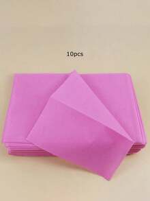 10pcs/25pcs 80 * 180cm Disposable Bed Sheets, Beauty Salon, Spa Massage, Thick SMS Bed Sheets, Non-Woven Breathable, Disposable Travel Hotel Bed Sheets, Can Be Used For Eyelash Extension, Tattoos, Nail Art, Travel - Multicolor - View 7