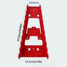 Multi-Slot Plastic Tool Hanger Wrench Rack, Multifunctional Pegboard Plastic Tool Hooks