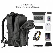 Großer Kapazität Wanderrucksack, taktischer Rucksack mit vielen Fächern, geeignet für Wandern, Radfahren und Outdoor-Sport, Rucksack für Wanderungen