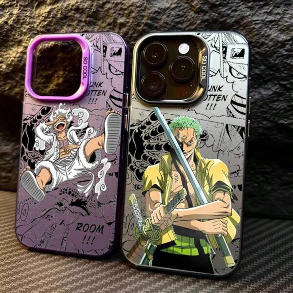 bandai Anime Luffys Cool O-Ones Pieces Phone Case For IPhone 16 15 14 13 12 11 Pro Max X XR XSMAX 8 7 Plus Candy Matte Back Cover