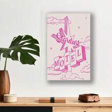 Framed Poster Master Stardust Motel Poster - Retro Pink Motel Sign Print - Tr Endy Art - Modern Art - Gift For Men, Women & Travel Lover - Chic Decor For Office, Dorm Or Living Room,Made In The USA Products,Pictures,Cuadros Para La Sala,Dom Decor,Room Decor,Bathroom Decor,Living Room Decor - Framed - View 4