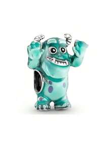 Disney 1 pieza de Colgante de plata de ley 925 adecuado para pulsera DIY original, regalo de joyería de moda para cumpleaños y compromiso de mujer, modelo de caliente