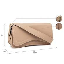 Women's Baguette Shoulder Bag - Telanjang - View 5