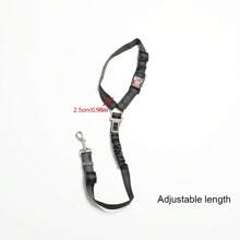 1pc Explosion-Proof Car Safety Dog Leash, Multi-Functional Dog Traction Rope, Automotive Safety Belt, Double-Sided Reflective, Retractable & Adjustable For Large Dogs