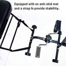 Pedal Ejercitador Bicicleta Mano Brazo Pierna y Rodilla Peddler Equipo de Fitness Ajustable para Personas Mayores Ancianos Hogar Pedal Bicicleta de Ejercicio para Todo el Cuerpo con caja de regalo - Modelo clásico con monitor - Ver 6