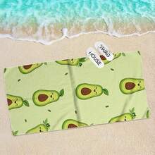 1pc Microfiber Beach Towel - Quick Dry, Absorbent, Suitable For Adults, Travel, Summer, Sports, Swimming, Pool, Yoga, Camping, Printed Pattern, Beach Essentials, Beach Accessories, Pool Float - Multicolor - View 44