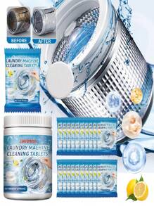 100g Washing Machine Cleaning Tablets, Washing Machine Cleaner Effervescent Tablets For Cleaning, Disinfecting, And Decontaminating Washing Machines, Random Assortment Of New & Old Versions