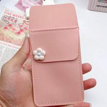 Estojo para canetas de cor neutra para enfermeira, estojo de bolso de grande capacidade, uniforme de trabalho com jaleco grosso de médico, design simples à prova de vazamentos, volta às aulas, material escolar, estojo para lápis, bolsa para lápis, mochila escolar, artigos de papelaria