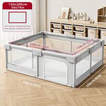 Baby Bed Rails - Grey - View 9