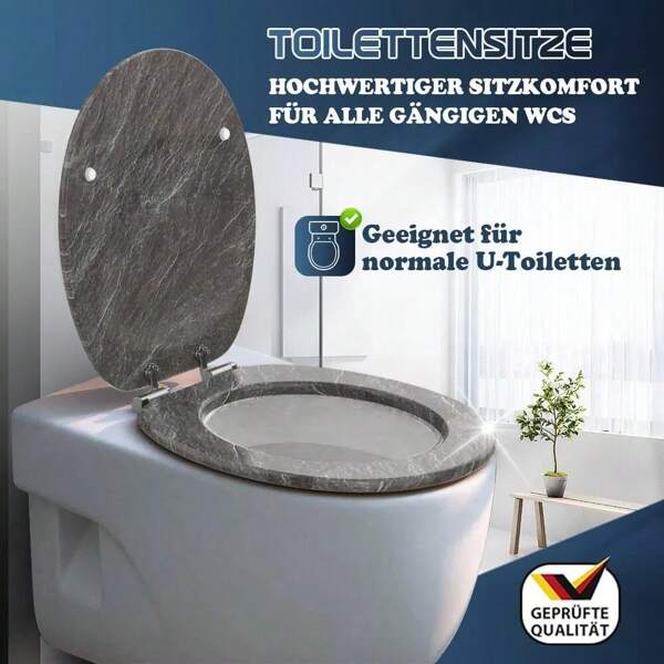 SINOBATH WC Sitz mit Absenkautomatik, viele schöne WC Sitze zur Auswahl, hochwertige und stabile Qualität aus Holz