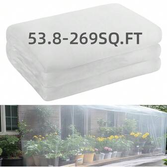 大型花园网 - 超细网眼植物覆盖物，防止小动物害虫进入，鸟类屏障，保护蔬菜水果花卉高架床 53.8-269平方英尺 60 目