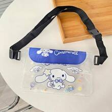 Sanrio 2pcs/1pc Sanrio Cartoon Summer Waterproof Waist Bag/Sling Bag, Large Size Waterproof Phone Case/Pouch, Suitable For Outdoor Swimming, Gift For Back To School, Travel
