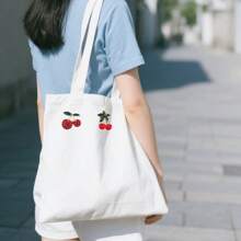 1 Stück elegante und niedliche Kirschfrucht Brosche aus Zinklegierung, Modeaccessoire für Sommer, Damen, für Rucksack, Hut, Schule Obst