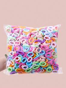 200/100/20 Băng đô nylon nhiều màu cho bé gái, dây buộc tóc co giãn cơ bản đơn giản, thích hợp cho học sinh dùng làm dây buộc tóc đuôi ngựa, sử dụng hàng ngày và dự tiệc - Nhiều màu - Xem 17