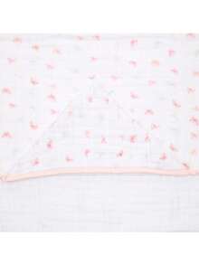 Large Baby Bath Towel Diaper Towel With Hood 100% Cotton Girl Boy - Màu Hồng baby - Xem 2