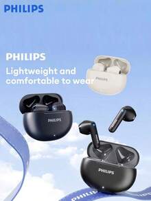 Philips TAT1199 d'origine Casque stéréo sans fil Bluetooth V5.4 Casque de jeu à latence ultra-faible Écouteurs de sport étanches Nouveauté - TAT1199 - Voir 1