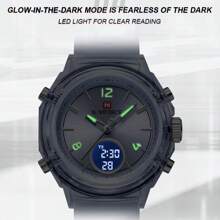 NAVIFORCE NAVIFORCE Playful Multi-Function Sporty Seiko Movement Quartz Watch - 50m Waterproof-Date & LED Backlight, With Seiko Battery - Elegant Stainless Steel Wristwatch For Gifts (Birthday/Valentine/Christmas)