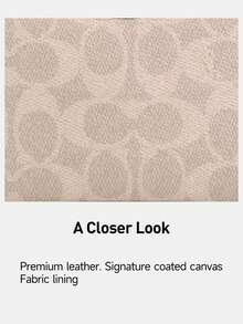 Coach Nolita 19 女士单肩包皮革手拿包手提包钱包和包女士复古腋下包挎包带可拆卸肩带和拉链开合，CY236 SVXCU