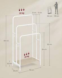 Towel Racks - trắng - Xem 7