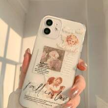 Religious Vintage Rose Angel Case For IPhone 15 IPhone 16 IPhone 16 Pro Max