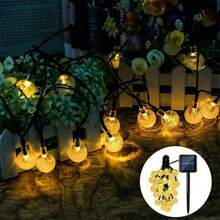 12M 100 SOLAR POWERED Retro Bulb String Lights Garden Fairy Ball Outdoor Lamp - 1000848 - View 8