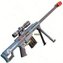 Soft Bullet Toy Gun Large Height Configuration (78cm/30.7in) Soft Bullet Sniper Dynamic Shell Soft Bullet Gun Toy (Color Is Different Under The Angle Of Light Irradiation) - Multicolor - View 8