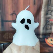 1 Stück, 17 Formen Halloween Geist duftende Kerze, Heimdekoration, Feiertagsgeschenk, Badezimmer Duft
